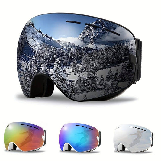 Anti-Fog Skibrille, Outdoor-Sonnenbrille, Snowboard-Brille Für Männer Und Frauen, Skiausrüstung