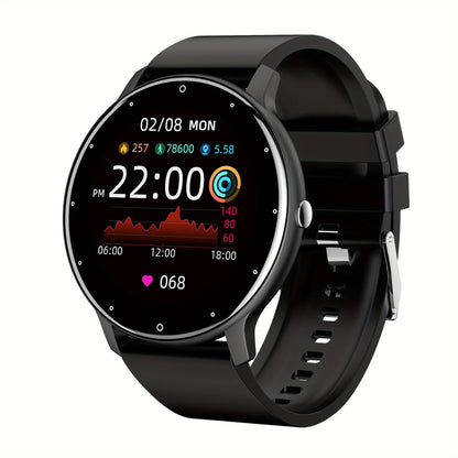 Smartwatch - Fitness-Tracker mit Touchscreen für Männer und Frauen (Nachrichten, Blutsauerstoff, Herzfrequenz, Schlafanalyse, Sportmodi)