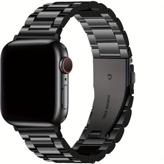 Kompatibles Metall-Armband für Apple Watch Series 8-3, 49-38 mm.