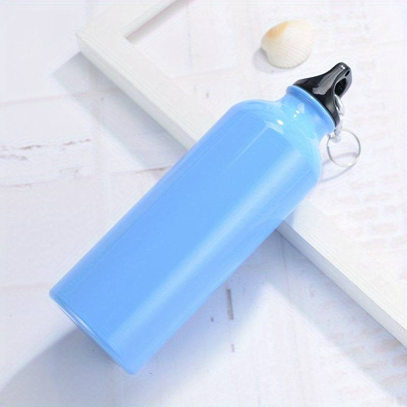 Tragbarer 500 ml Aluminium-Wasserbecher für Outdoor-Aktivitäten (Sport, Fitness, Bergsteigen, Wandern)