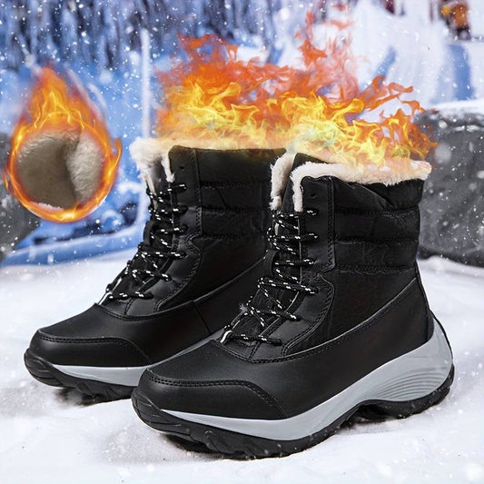 Vielseitige, rutschfeste Schneestiefel für Damen - bequem, warm und strapazierfähig.