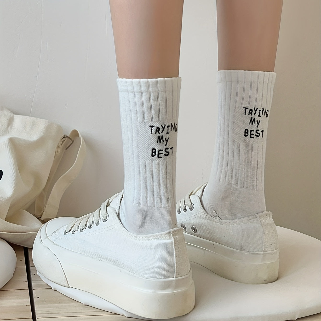 Socken Mit Buchstabenmuster - Damen - Snatch